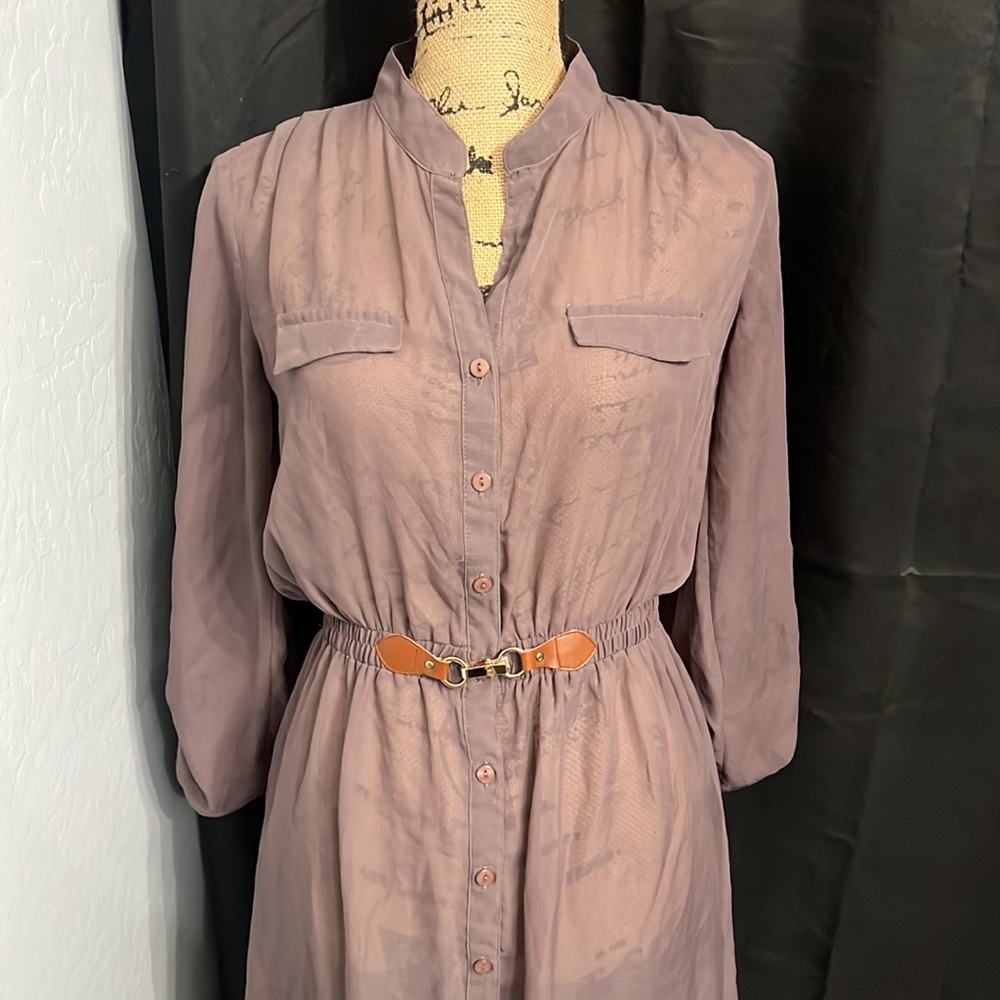 R N B sheer dress
